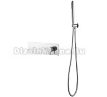 Встраиваемый смеситель для душа и ванны Boheme Fusion 130-SYS-CR С ВНУТРЕННЕЙ ЧАСТЬЮ, для ванны с душем, хром
