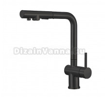 Смеситель для кухни Emar Steel ЕСВ 7020 black