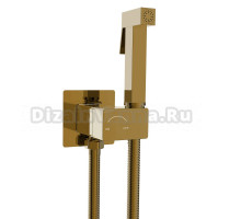 Гигиенический душ Weltwasser Higi Q01 BR со смесителем, С ВНУТРЕННЕЙ ЧАСТЬЮ, бронза