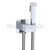 Гигиенический душ Weltwasser Higi Q01 CR со смесителем, С ВНУТРЕННЕЙ ЧАСТЬЮ, хром