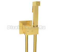 Гигиенический душ Weltwasser Higi Q01 MGL со смесителем, С ВНУТРЕННЕЙ ЧАСТЬЮ, матовое золото
