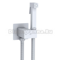 Гигиенический душ Weltwasser Higi Q01 WT со смесителем, С ВНУТРЕННЕЙ ЧАСТЬЮ, матовый белый