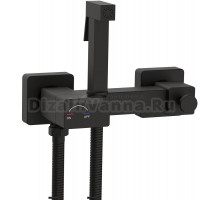 Гигиенический душ Weltwasser Higi Q02 BL со смесителем, матовый черный