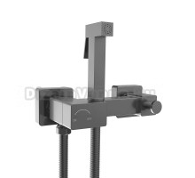 Гигиенический душ Weltwasser Higi Q02 GG со смесителем, брашированная оружейная сталь