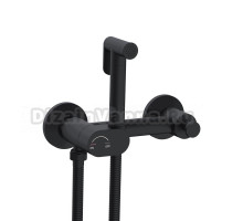 Гигиенический душ Weltwasser Higi R02 BL со смесителем, матовый черный