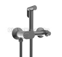 Гигиенический душ Weltwasser Higi R02 CR со смесителем, брашированная оружейная сталь
