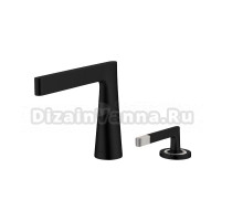 Смеситель для раковины Boheme Duo 161-B black