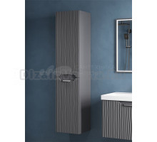 Шкаф-пенал для ванной EQUIL Mirage 36 L графит