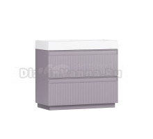 Тумба под раковину без столешницы Belux Базель 90 напольная, лаванда