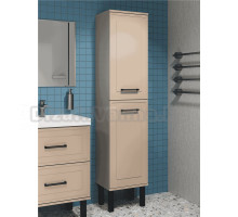 Шкаф-пенал для ванной STWORKI Хадстен 40 напольный, латте