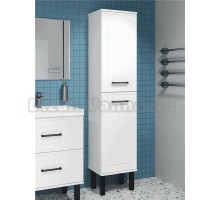 Шкаф-пенал для ванной STWORKI Хадстен 40 напольный, белый