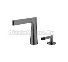 Смеситель для раковины Boheme Duo 161-GM gun metal