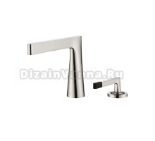 Смеситель для раковины Boheme Duo 161-NB nickel brush