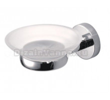 Мыльница Bronze de Luxe 10403 стеклянная, хром