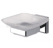 Мыльница Bronze de Luxe 10603 стеклянная, хром