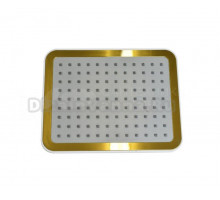 Верхний душ Bronze de Luxe QUADRO 1917, белый/золото