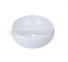 Раковина чаша Bronze de Luxe Эмеральда 1382W, белый