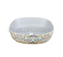 Раковина чаша Bronze de Luxe MURANO 4035, разноцветная