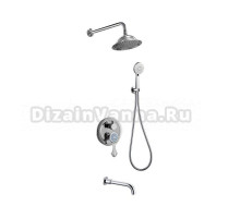 Душевая система встраиваемая Bronze de Luxe YASMINA NT800/B02, хром