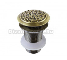 Донный клапан для раковины Bronze de Luxe 21989/1 без перелива, бронза