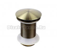 Донный клапан для раковины Bronze de Luxe 21971/1BR без перелива, бронза