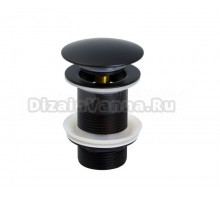 Донный клапан для раковины Bronze de Luxe 21971/1B без перелива, черный