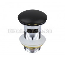 Донный клапан для раковины Bronze de Luxe с переливом, черный