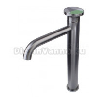 Смеситель для раковины Bronze de Luxe 9008GM-G, графит/зеленый