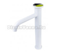 Смеситель для раковины Bronze de Luxe 9008W-Y, белый/желтый