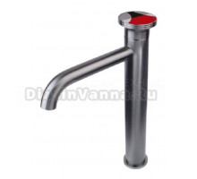 Смеситель для раковины Bronze de Luxe 9008GM-R, графит/красный