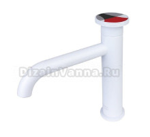 Смеситель для раковины Bronze de Luxe 9009W-R, белый/красный