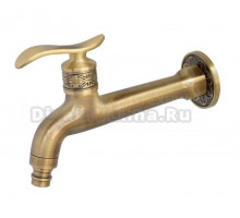 Кран для бани, хамама, сауны, сада Bronze de Luxe 21598/2, бронза