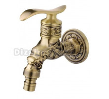 Кран для бани, хамама, сауны, сада Bronze de Luxe 21974/2, бронза