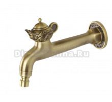 Кран для бани, хамама, сауны, сада Bronze de Luxe 13263/2, бронза