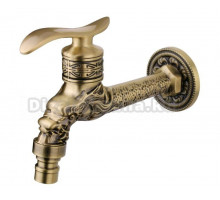 Кран для бани, хамама, сауны, сада Bronze de Luxe 21595/2, бронза