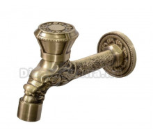Кран для бани, хамама, сауны, сада Bronze de Luxe 21594/1, бронза