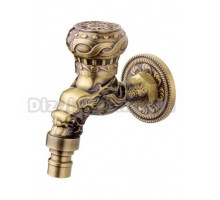 Кран для бани, хамама, сауны, сада Bronze de Luxe 21978/2, бронза
