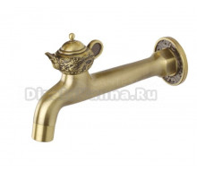 Кран для бани, хамама, сауны, сада Bronze de Luxe 13263/1, бронза
