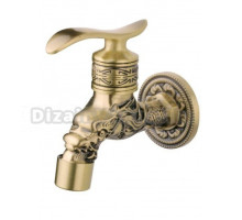 Кран для бани, хамама, сауны, сада Bronze de Luxe 21974/1, бронза