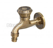 Кран для бани, хамама, сауны, сада Bronze de Luxe 21982/2, бронза