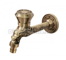 Кран для бани, хамама, сауны, сада Bronze de Luxe 21594/2, бронза