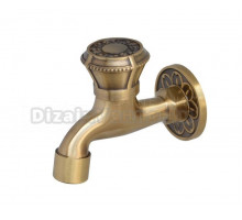 Кран для бани, хамама, сауны, сада Bronze de Luxe 21982/1, бронза