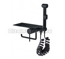 Гигиенический душ Bronze de Luxe Scandi 708/1B со смесителем, черный