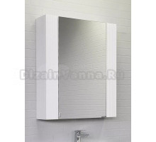 Зеркало-шкаф Comforty Лима 70 матовое белое