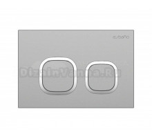 Кнопка смыва для унитаза Esbano ESINLPS10GM АБС-пластик, цвет матовая оружейная сталь