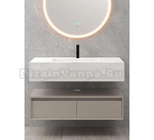 Тумба с раковиной ARROW 100 хаки меламин