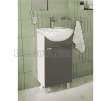 Тумба под раковину без столешницы DIWO Дмитров 47 напольная, 1 дверца, графит