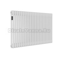 Радиатор стальной трубчатый Kohr Heim SRC01-2050/24 2 трубы, 24 секции, боковое проходное подключение, белый