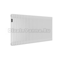 Радиатор стальной трубчатый Kohr Heim SRC01-2050/30 2 трубы, 30 секций, боковое проходное подключение, белый