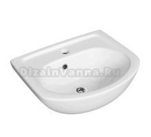 Мебельная раковина DIWO Дмитров 60 накладная, белая, фаянс